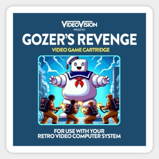 Gozer's Revenge 80s Game Sticker